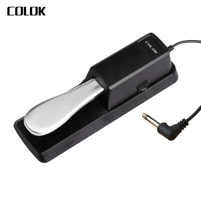 Pianoforte Sustain Pedal Keyboard Damper Pedal 6.35Mm Plug Compatibile Con Casio Yamaha Roland Organo Elettronico Midi Tastiere Pianoforti