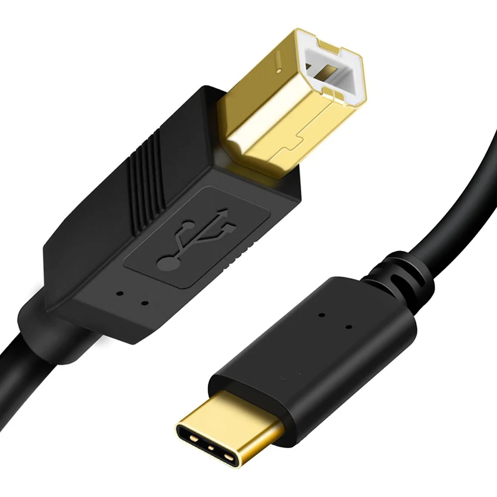 Cavo Stampante Da Usb C A Usb B Da Tipo B A Tipo C Per Macbook Pro/Air Usb-C Cavo Midi Per Yamaha Piano Midi Keyboard Controller Dj