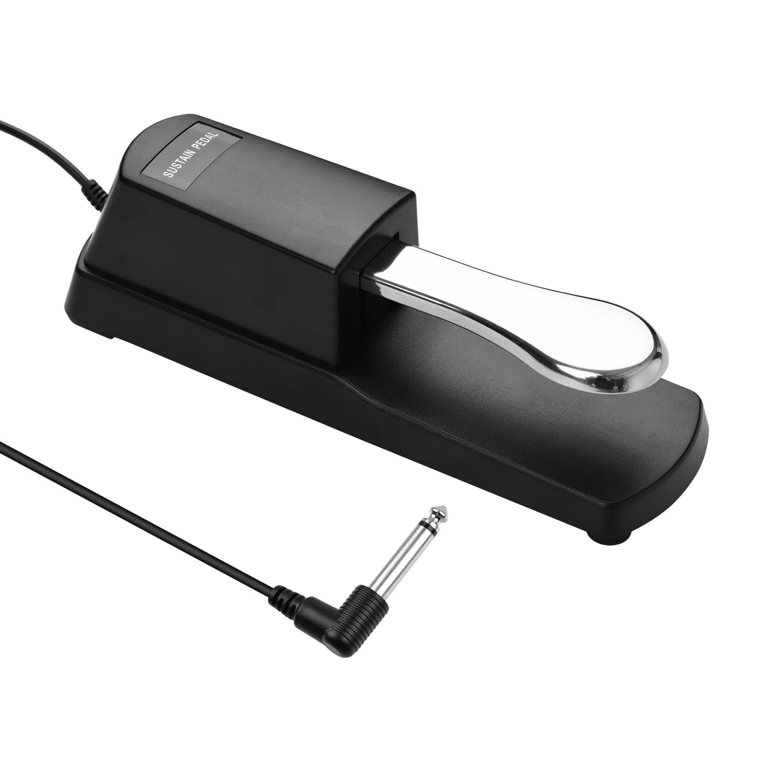 Pianoforte Sustain Pedal Keyboard Damper Pedal 6.35Mm Plug Compatibile Con Casio Yamaha Roland Organo Elettronico Midi Tastiere Pianoforti