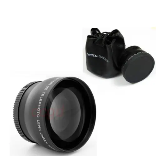 55 Millimetri 2.0X Tele Teleobiettivo Ingrandimento Per 55 Millimetri Canon Nikon Pentax Sony Fuji Olympus Dslr/Slr Fotocamera Digitale