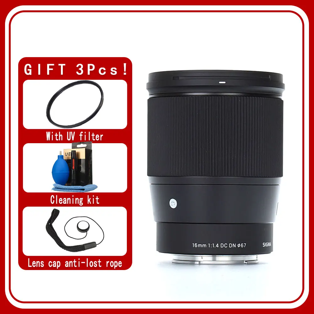 Sigma 16Mm F1.4 Dc Dn Obiettivo Contemporaneo Per Sony E