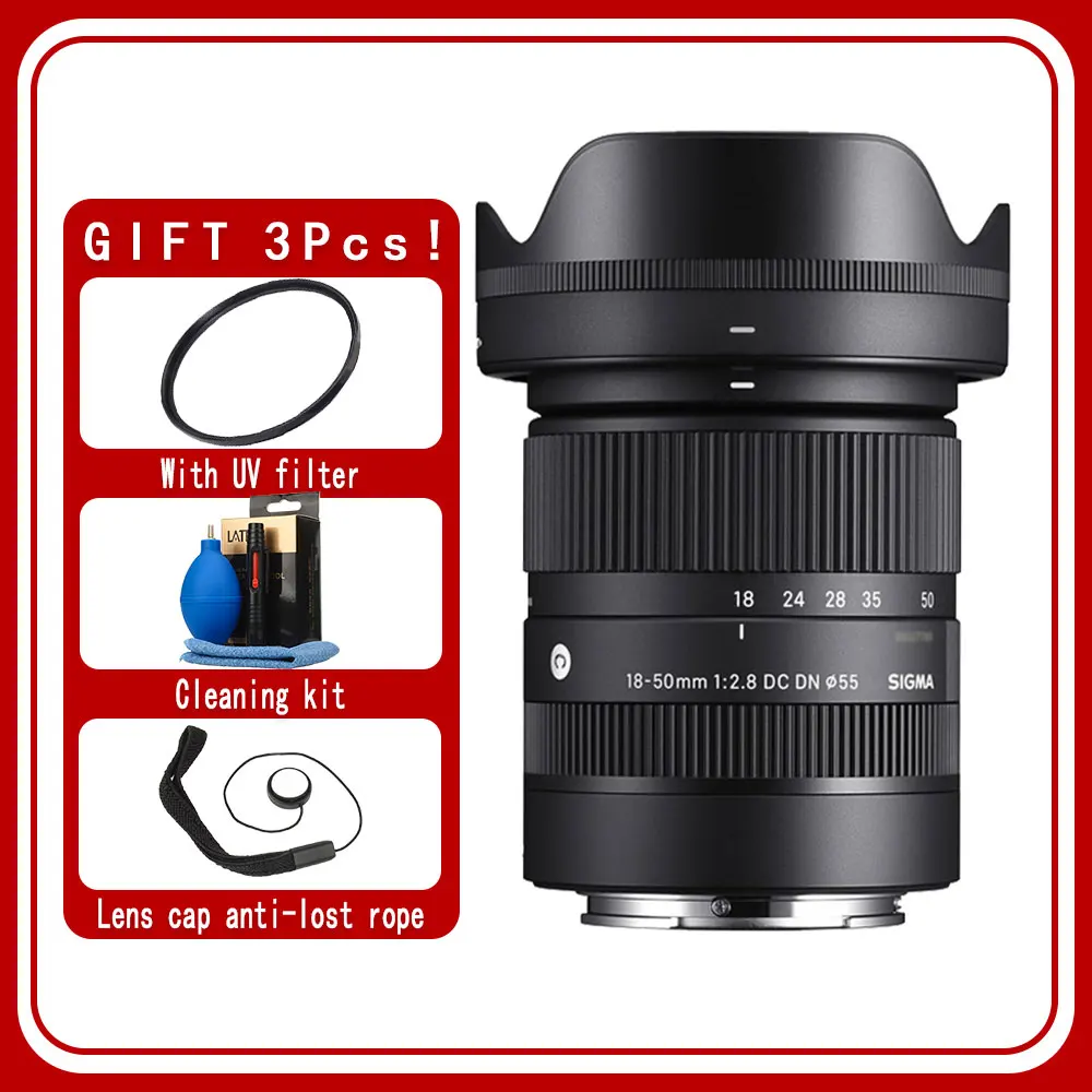 Sigma 18-50Mm F2.8 Dc Dn Obiettivo Contemporaneo Per Sony E
