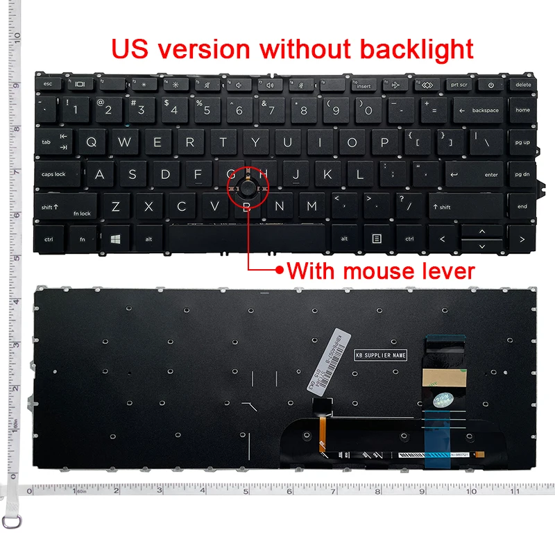 Nuova Tastiera Retroilluminata Us Uk Per Hp Elitebook 840 G7 845 G7 840 G8 845 G8 Zbook Firefly 14 G7 Laptop Inglese