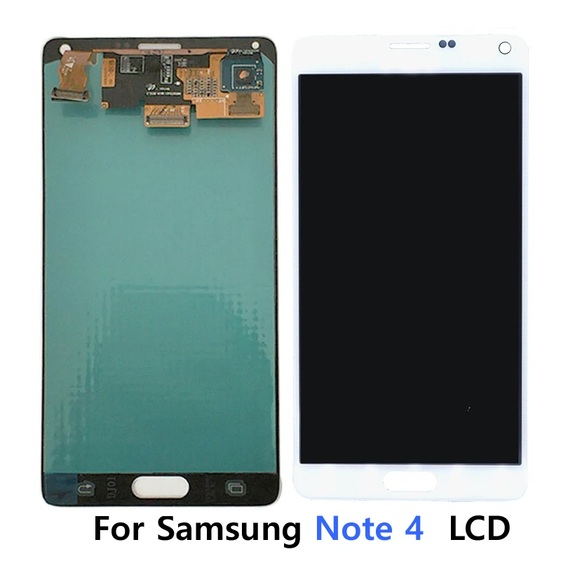 Testato Note 4 Lcd Per Samsung Galaxy Note 4 N910T N910A Display Lcd Touch Screen Digitizer Assembly Parti Di Riparazione