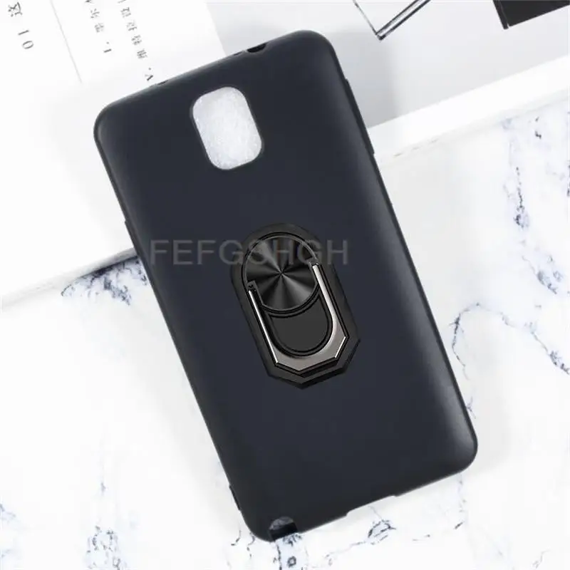 Per Samsung Galaxy Note 3 N9005 N900 N900A 5.7 "Custodia Morbida In Silicone Tpu Con Anello Posteriore Per Samsung Galaxy Note 3 Cover Per Telefono