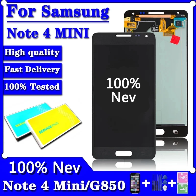 Nuovo Per Samsung Alpha (S801) G850 Lcd G850F G8508S Display Lcd Touch Screen Digitizer Note 4 Mini Lcd