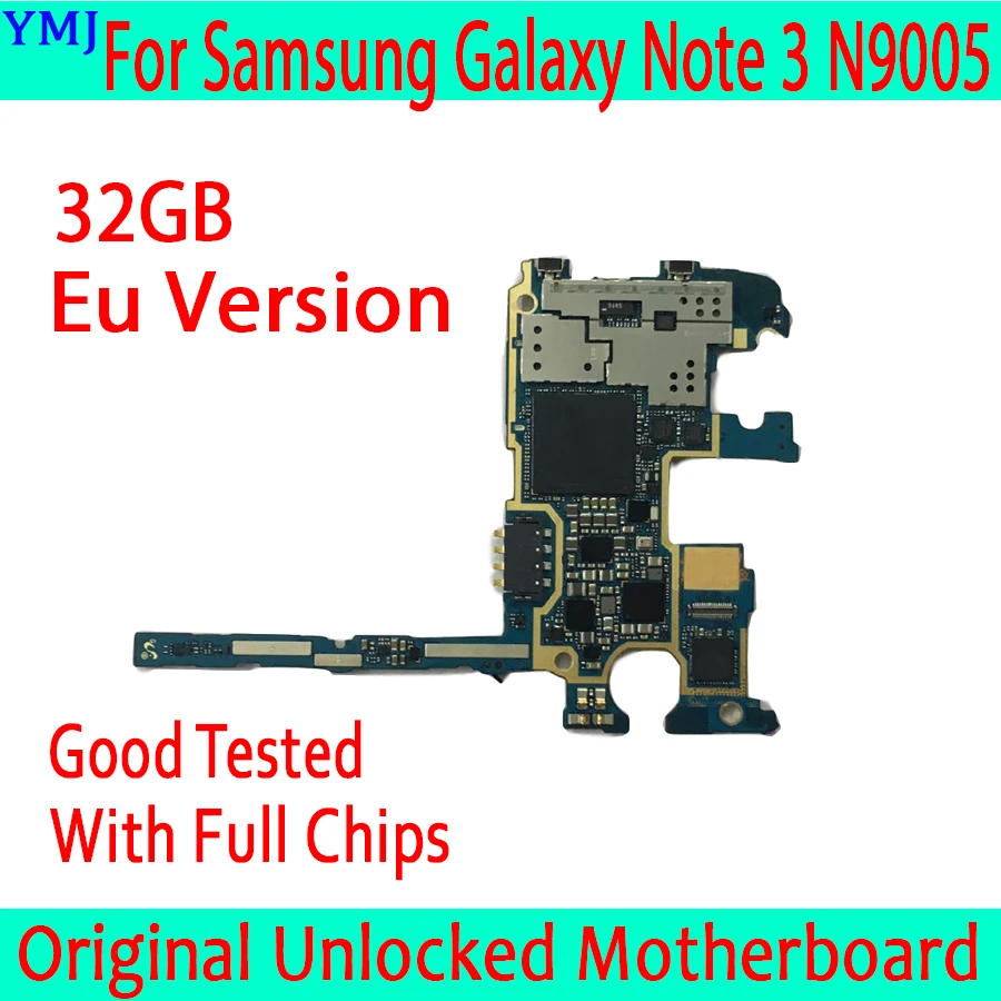 Scheda Madre Da 32Gb Per Samsung Galaxy Note 3 N9005, Sbloccata Originale Per Scheda Madre Samsung Note 3 N900 Con Chip Completi, Versione Ue