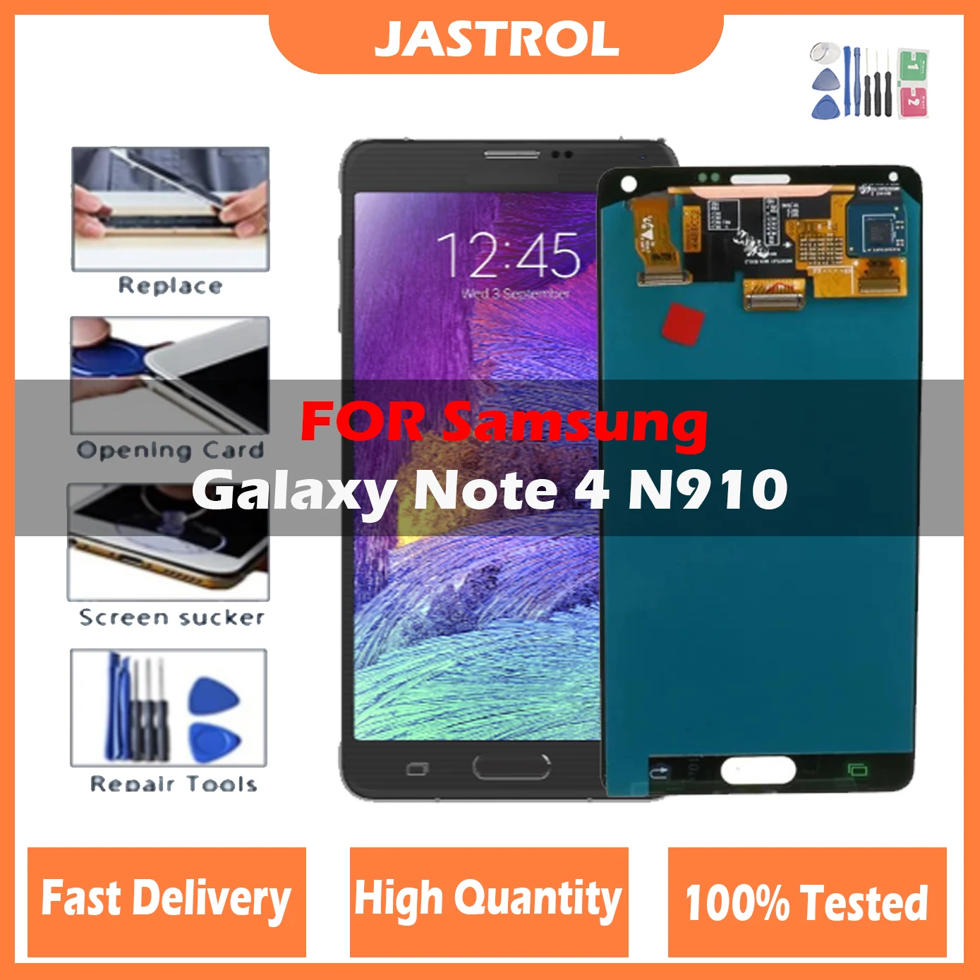 Lcd Super Amoled Per Samsung Galaxy Note 4 Note4 N910 N910C N910A N910F N910H Display Lcd Touch Screen Digitizer