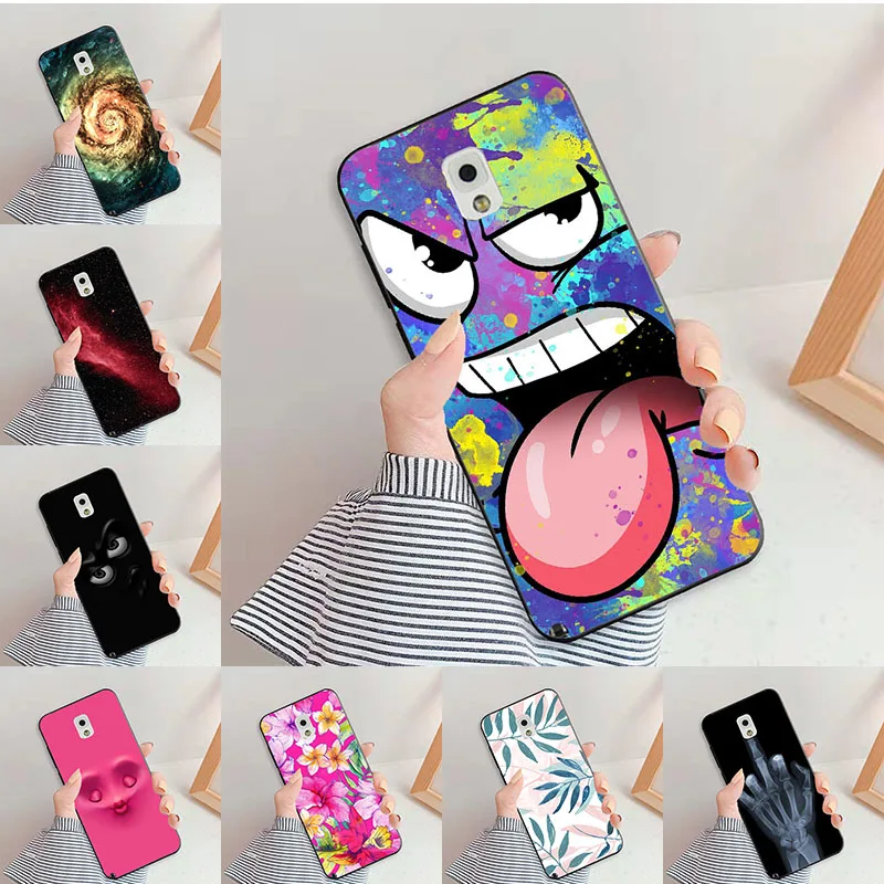 Per Samsung Galaxy Note 3 Note3 N9000 N9005 5.7 "Custodie In Silicone 3D Cover Posteriore Custodie Per Samsung Note 3 Paraurti Coque