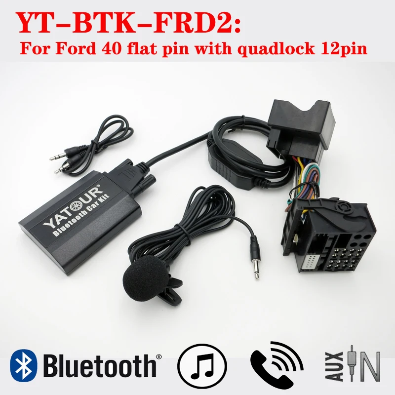 Popolare Qualcomm 5.2 Ford Car Audio Bluetooth Mp3 Aux Mp3 Con Kit Vivavoce Per Chiamate Telefoniche