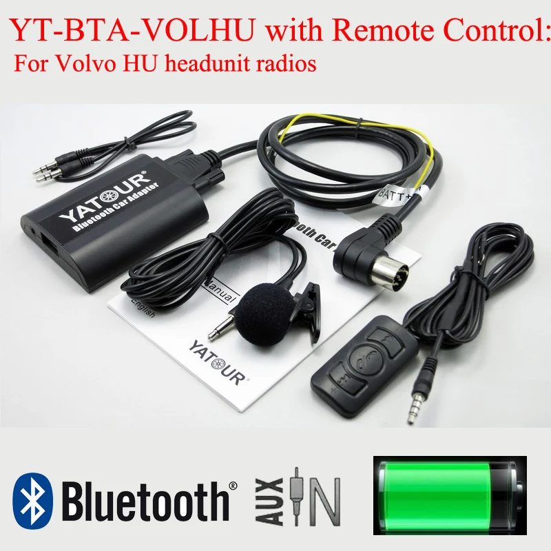 Yatour Bluetooth Car Digital Music Interfact Bta Telecomando Per Volvo Hu Radio Headunit