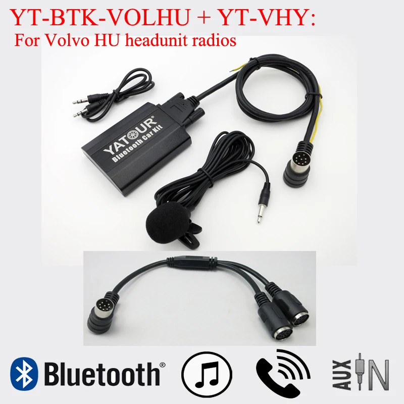 Qualcomm Yatour Hi-Fi Bluetooth Car Player Con Telefonata Vivavoce Per Volvo Con Radio Di Navigazione