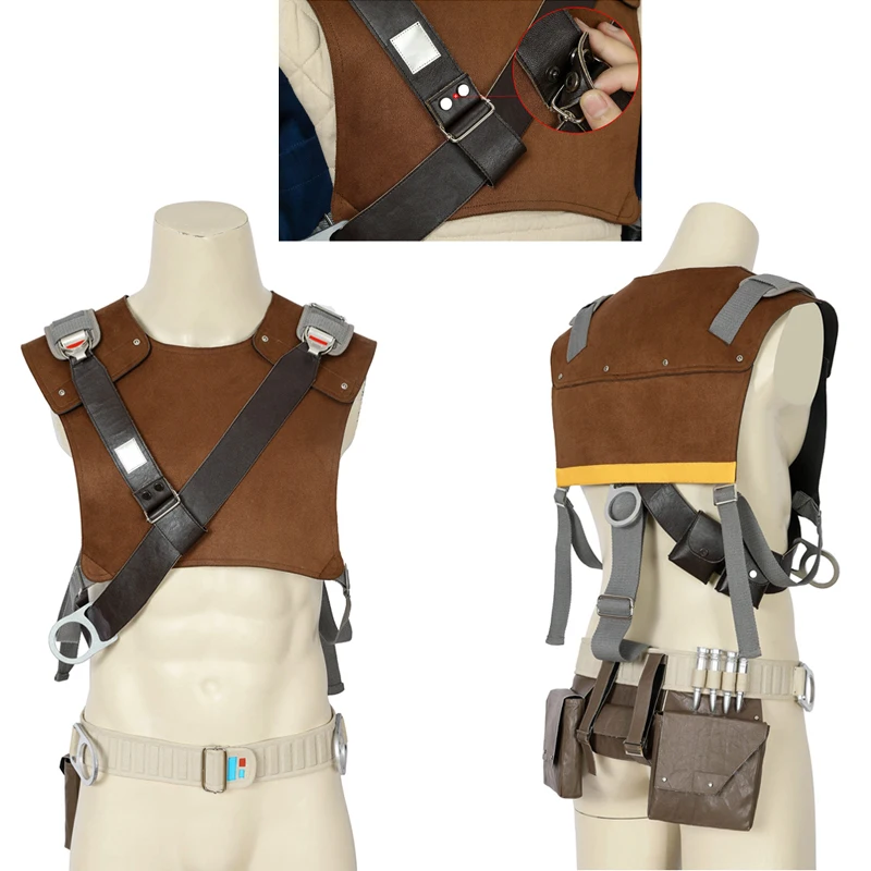 Jedi Falled Order Cal Kestis Spalla Armatura Soldato Cinghie E Cintura Proiettile Accessori Costume Cosplay