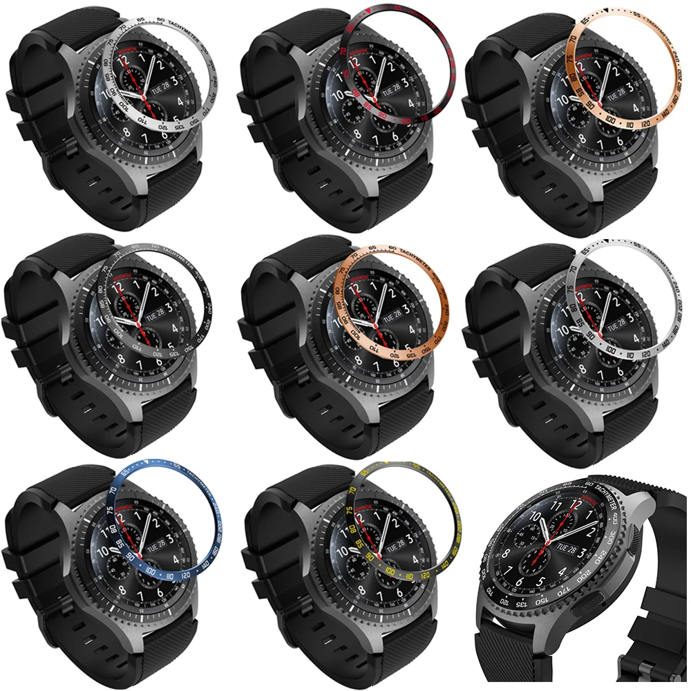 Anello Lunetta Styling Cornice Per Il Samsung Galaxy Orologio 46 Millimetri 42 Millimetri Gear S3 Frontier Copertura Della Cassa Anello Di Protezione 