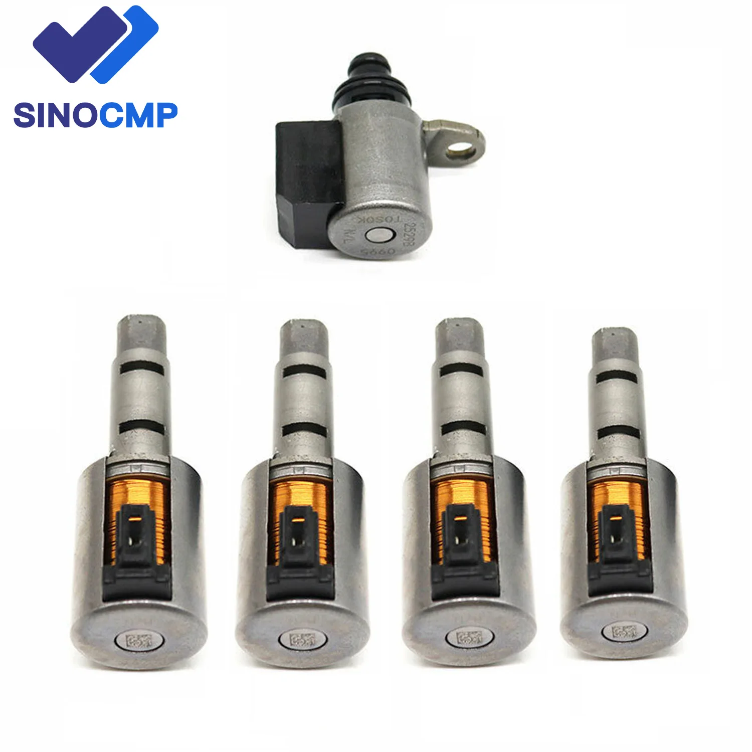 5Pcs Jf015E Re0F11A Ctv Transmission Solenoid Gearbox Kit For Nissan Note Sentra Tiida Versa Automatic Transmission Solenoid