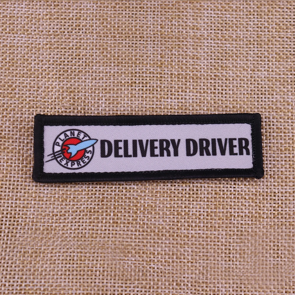 Planet Express Delivery Driver Patch Astronave Patch Ricamata Gioielli Nello Spazio Esterno