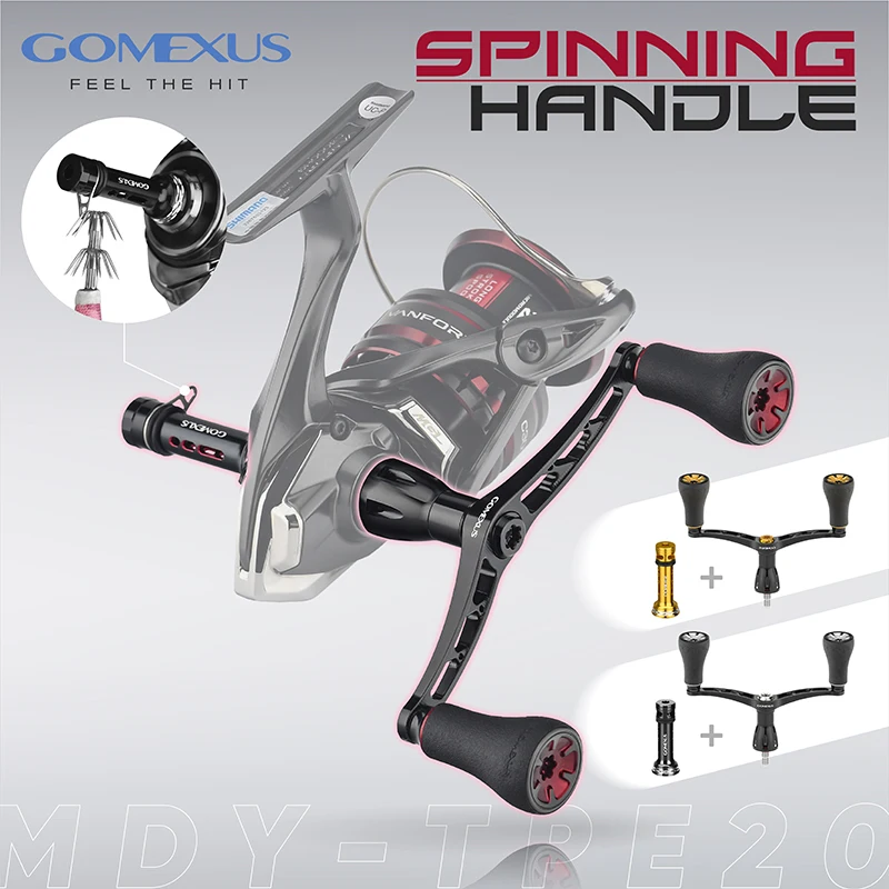 Gomexus Shimano Stradic Stella Daiwa Exist Luvias Certate Exceler Lt Doppio Manico Spinning Fishing Mulinello Cnc 98Mm Mdy-Tpe20