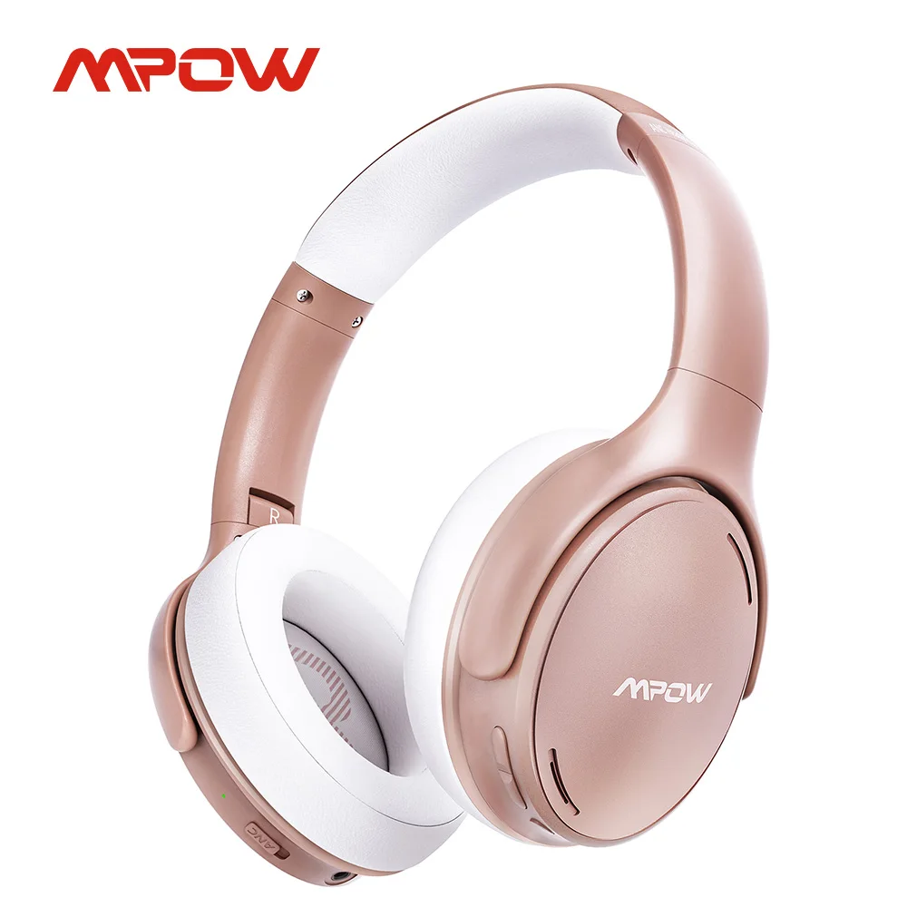 Mpow H19 Ipo Cuffie Wireless Con Cancellazione Attiva Del Rumore Con Bluetooth 5.0 E Cvc 8.0 Mic E 35 Ore Di Riproduzione Per L'Home Office Online