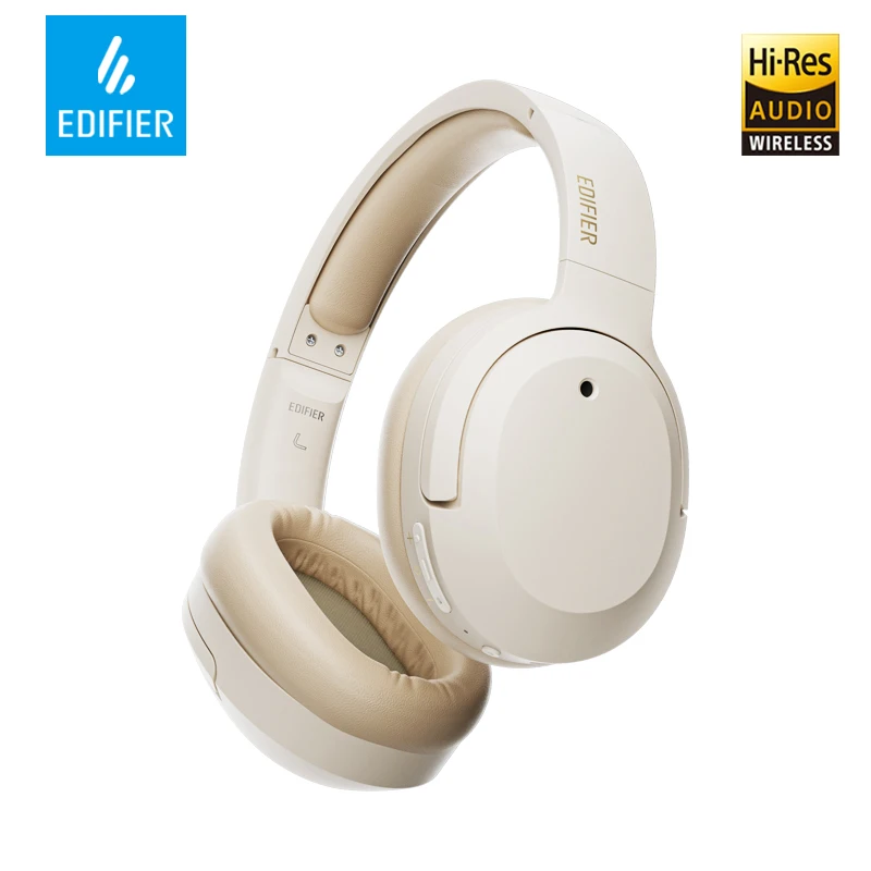Edifier W820Nb + Plus Cuffie Bluetooth Wireless Con Cancellazione Attiva Del Rumore Cuffie Hi-Res Ldac Equalizzatore App Playtime 49H