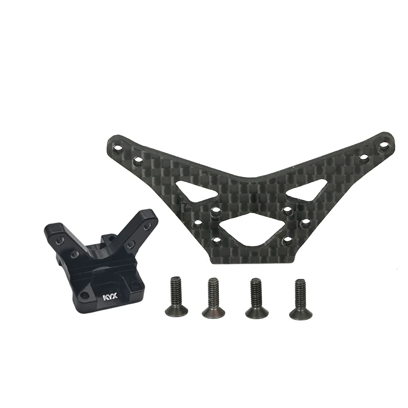 Kyx Racing Fibra Di Carbonio Ammortizzatore Posteriore Ala Ala Aggiornamento Parti Accessori Per 1/18 Rc Crawler Car Losi Mini-B Mini-T Buggy