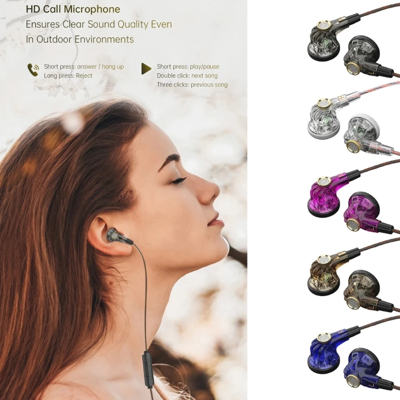 Cuffie Con Effetto Basso Potenziato Qkz Mdr Cuffie Intrauricolari Auricolare A Diaframma X3Uf
