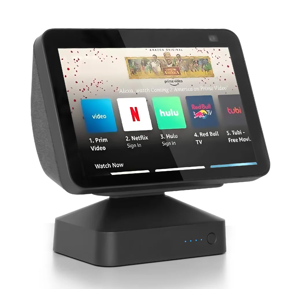 Ggmm Es8 15000Mah Base Batteria Per Alexa Amazon Echo Show 8 Supporto Per Dock Station Base Ricaricabile Portatile Per Echo Show 8