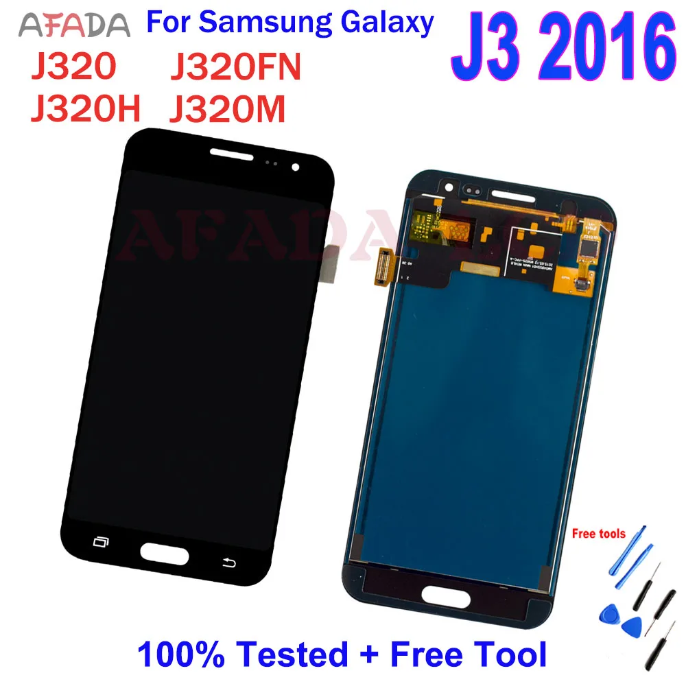 Lcd Sm-J320Fn/F/M/H/Ds Per Samsung Galaxy J3 2016 J320 J5 2015 J300 Display Lcd Touch Screen J320F J320Fn J320H J320M J3 Lcd
