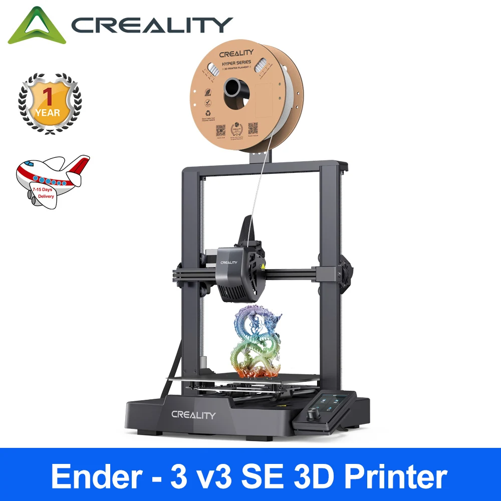 Creality Ender 3 V3 Se/Ender-3 V3 Stampante Ke3D Con 250 Mm/S Stampa Rapida Livellamento Automatico Estrusore Sprite Display Iu Cr Touch