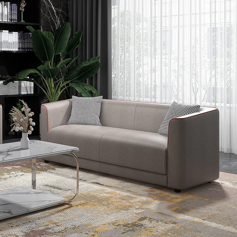 Office Living Room Sofa Bedroom Modern Relaxing Nordic Large Lazy Sofa 3 Seater Double White Divano Soggiorno Library Furniture