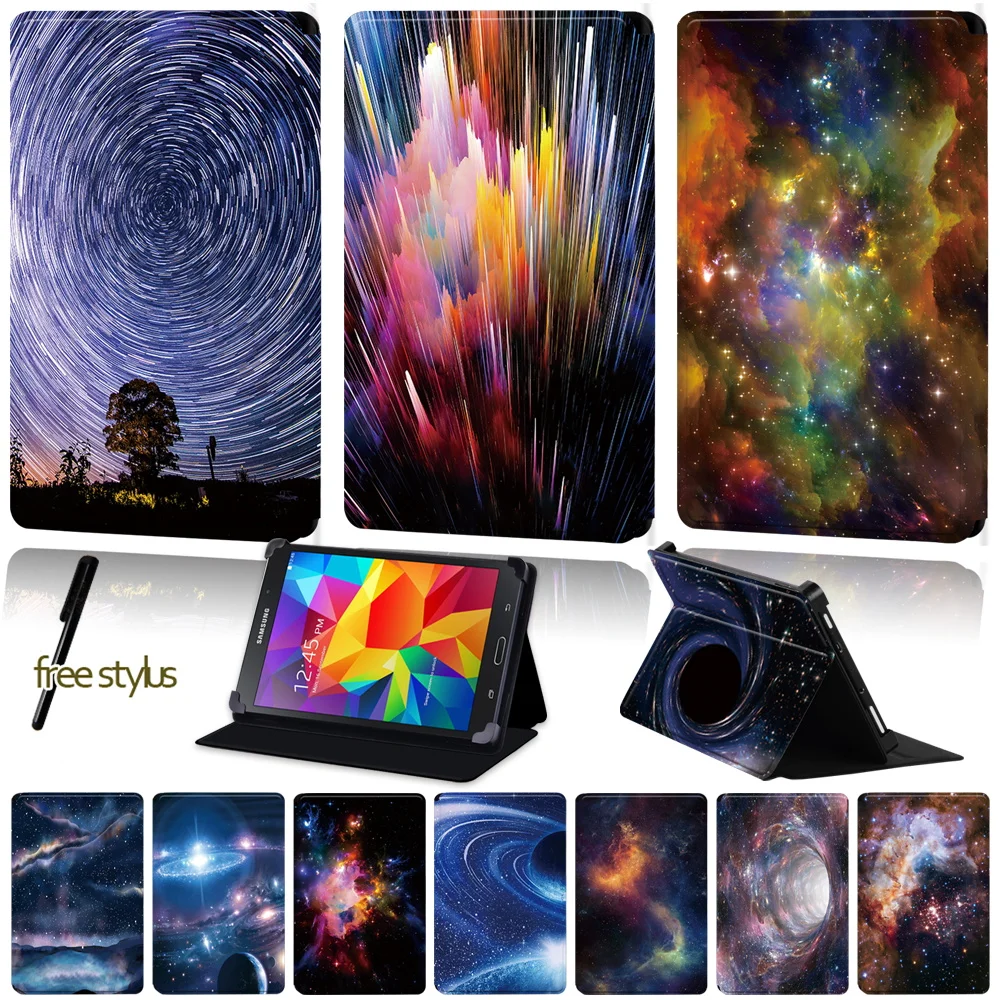 Custodia Protettiva Universale Per Tablet Samsung Galaxy Tab 4/Tab 3/Tab 2/Tab 10.1/Tab 10.1 Lte Custodia Protettiva In Pelle Pu Antipolvere