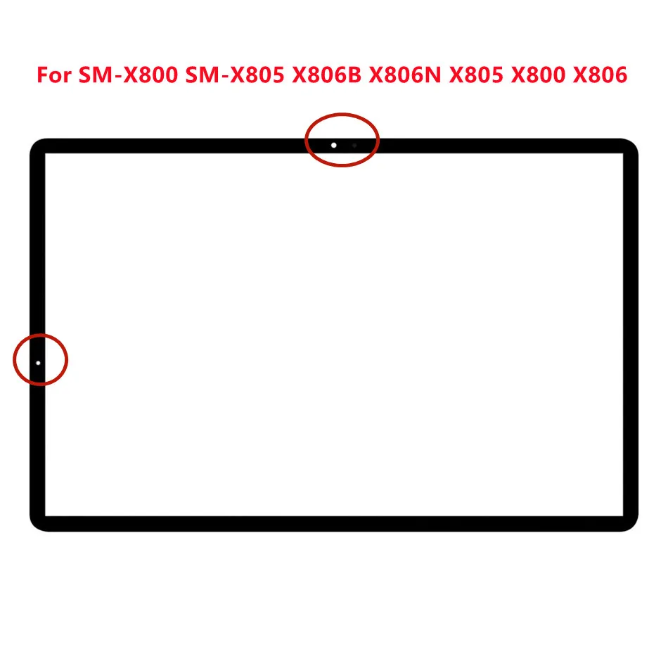 Nuovo Lcd Touch Screen Vetro Anteriore Lente Esterna Vetro Per Samsung Galaxy Tab S8 + Plus Sm-X800 Sm-X805 X806B X806N X805 X800 X806