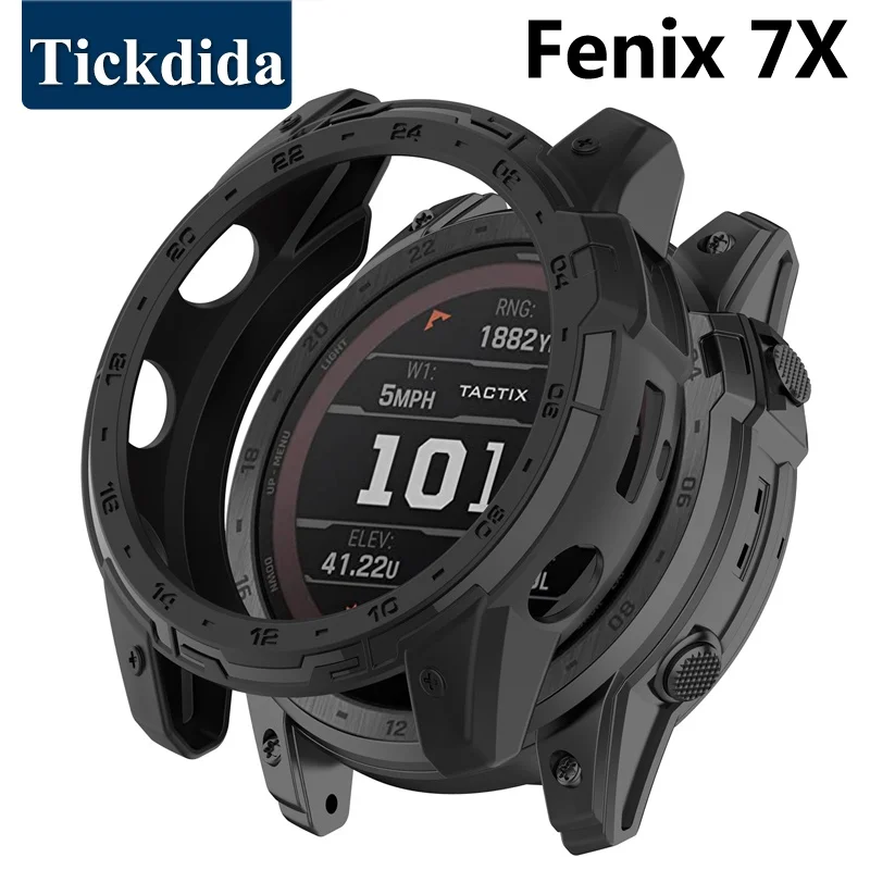 Custodia In Tpu Per Garmin Fenix 7X Pro 6X 5X Tactix 7 Pro Fenix 7 6 5 Enduro 2 Custodia Trasparente In Silicone Morbido Per Garmin Tactix 7