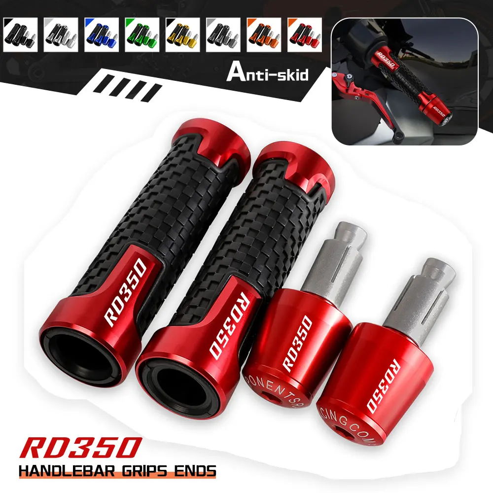 Alluminio Per Yamaha Rd350 Rd 350Lc 1980 1981 1982 Rd-350 Accessori Moto 7/8 "22Mm Manubrio Impugnatura Manubrio Tappo Terminale