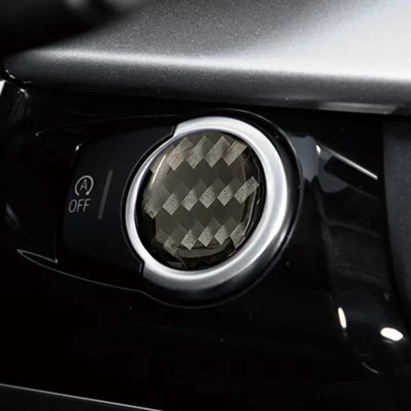 Car Engine Start Stop Switch Button Cover Accessori Auto Per Ford Escape Kuga Mondeo Ecosport Fiesta Focus Fusion Ranger Explo