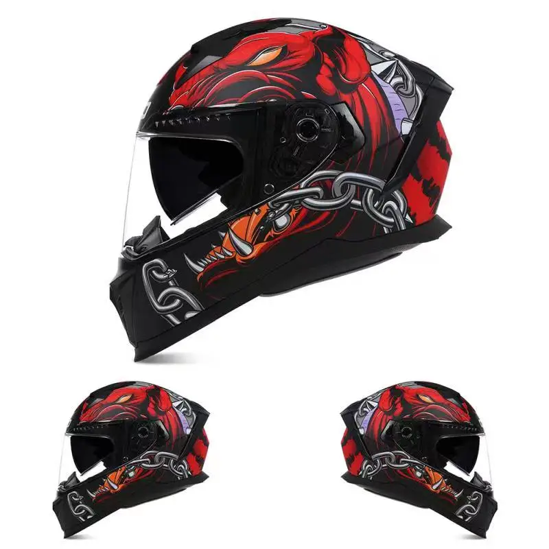 Dirt Bike Casco Moto Am Dh Motocross Capacete Moto Racing Full Face Cascos Para Moto Extreme Adventure Helmet Dot Approve