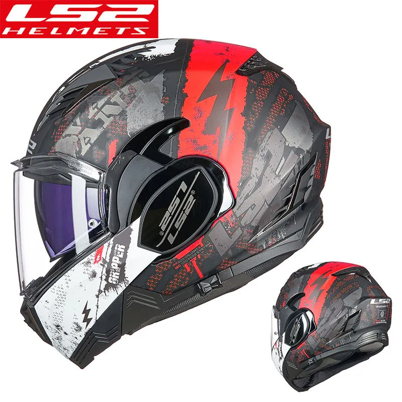 Capacete De Moto Cicleta Ls2 Valiant 2 Moto Rcycle Casco 180 Gradi Indietro Capriola Caschi Ls2 Ff900 Casco Moto Casque