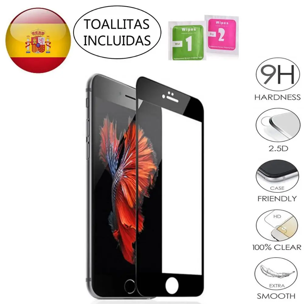 Proteggi Schermo In Vetro Temperato Per Iphone 5 5S 5C Se 6 6S 7 8 11 X L X Xs X Xi 12 13 14 Pro 12 13 14 Mini 12 13 14 Pro Max Nero