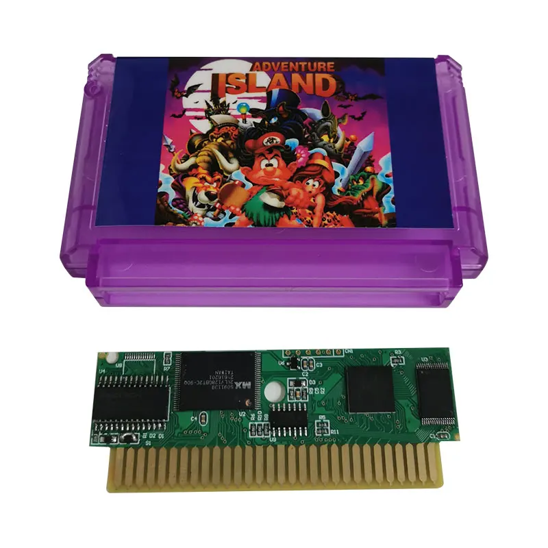 Videogioco Adventure Island Per Cartuccia Di Gioco Fc A 8 Bit A 60 Pin