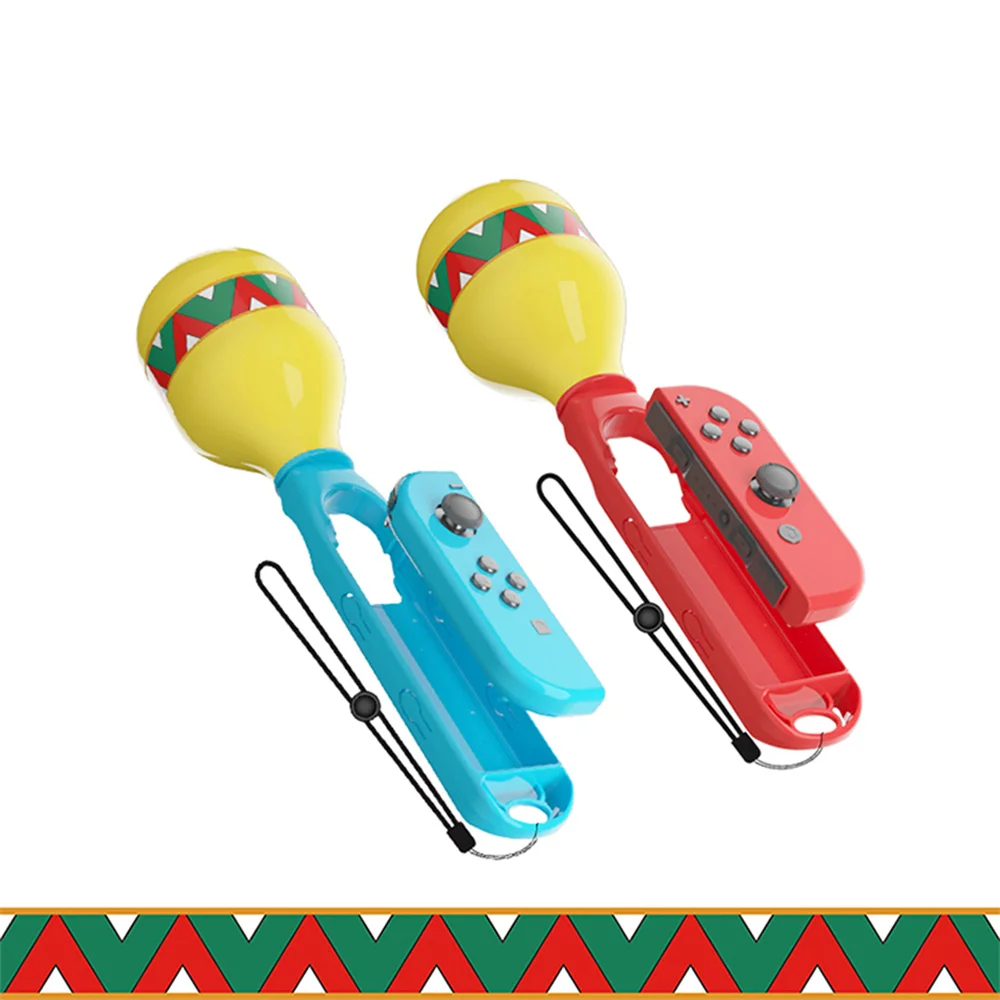 Red /Blue Sand Hammer Grip Accessori Di Gioco Vr Per Switch Vr Handle Holder Staffa Controller Maraca