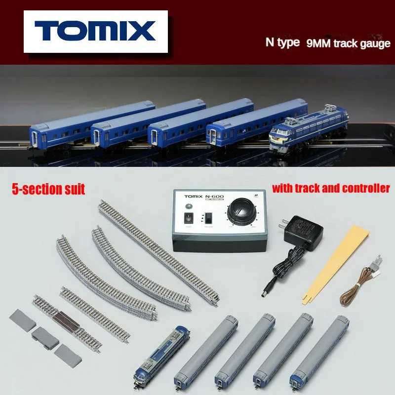 Tomix Train Model N Type 1/160 90179 Ef66 Blue Train Con Track Controller Set Regalo Ragazzo