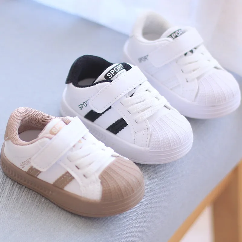 Zapatillas Kid Sneakers New Boy Little White Shoe Baby Walking Shoe Soft Sole Girl Casual Shoe Skate Shoe Kid Zapatos Niina