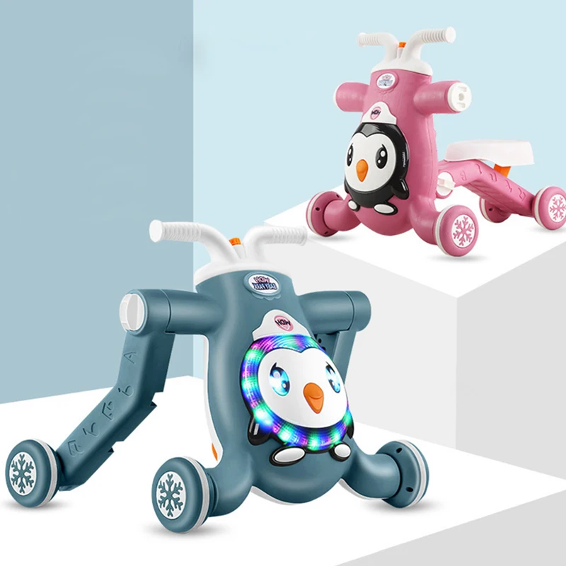 Lazychild Girello Multifunzionale A Forma Di U Girello Antiscivolo Per Bambini Camminatore Scorrevole Anti-Ribaltamento Per Bambini