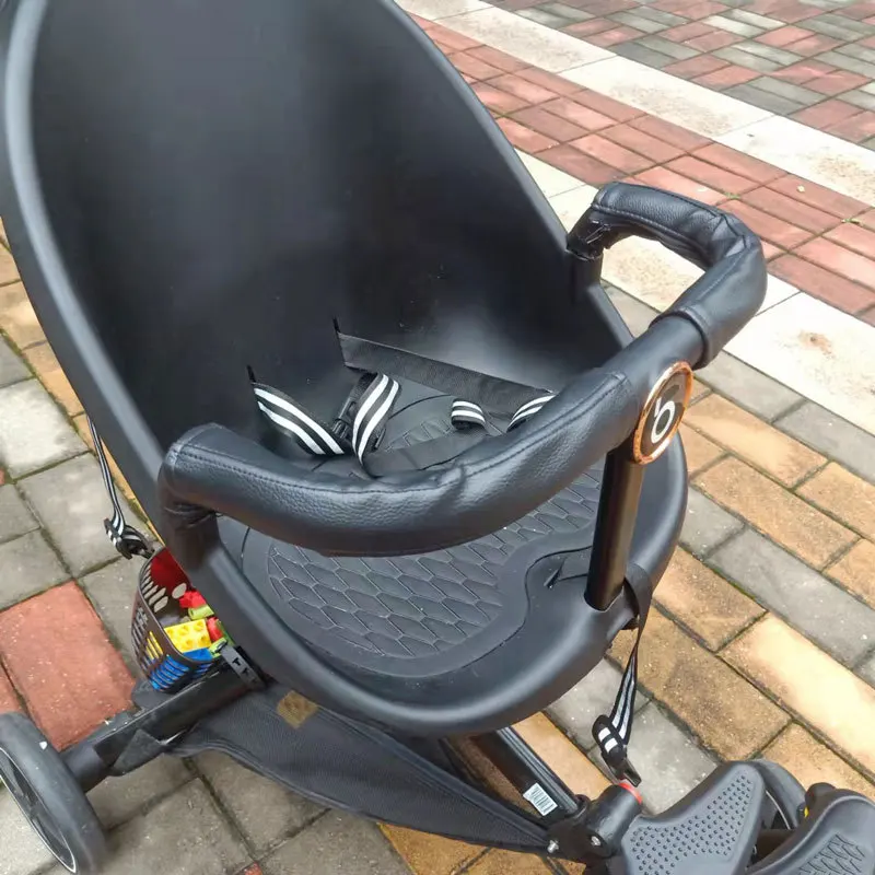 Walking The Baby Artefatto Guanti In Pelle Universal Skate Baby Car Handle Protection Holster Accessori Passeggino Braccioli