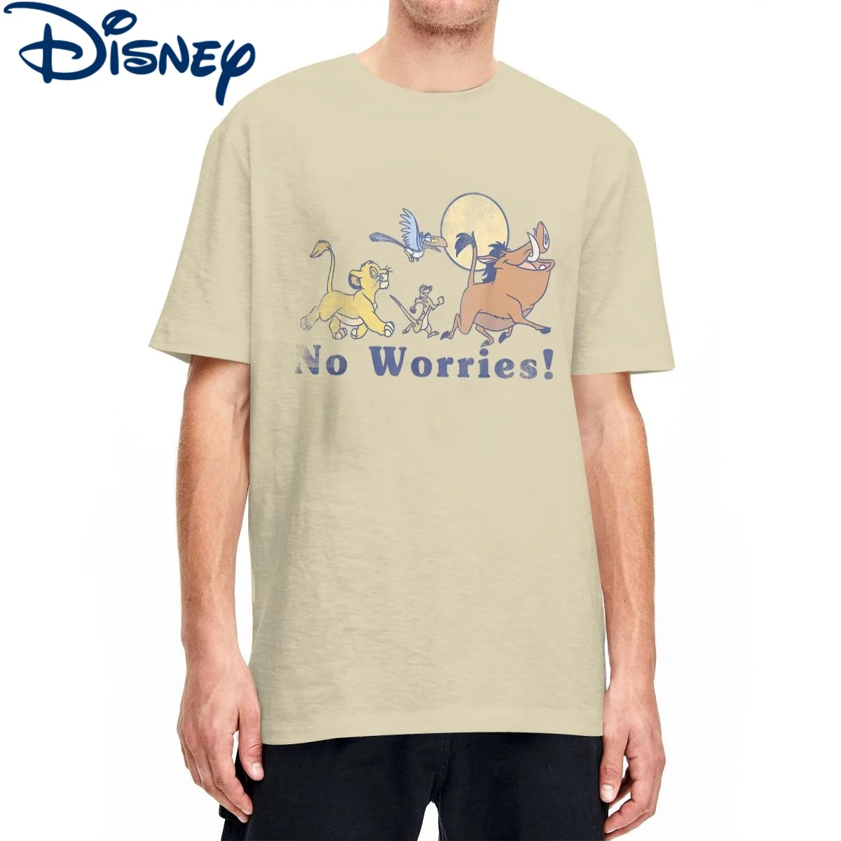 Disney Lion King T-Shirt Uomo Donna No Works Vintage Leisure Pure Cotton Tees Girocollo T Shirt Nuovi Vestiti Di Arrivo