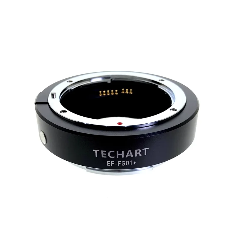 Techart Ef-Gfx Ef-Fg01 + Per Obiettivo Canon Ef A Fujifilm Gfx100Ii/S/50 S2/50R Ef-Gfx Af Adattatore Autofocus Firmware Exif Upr
