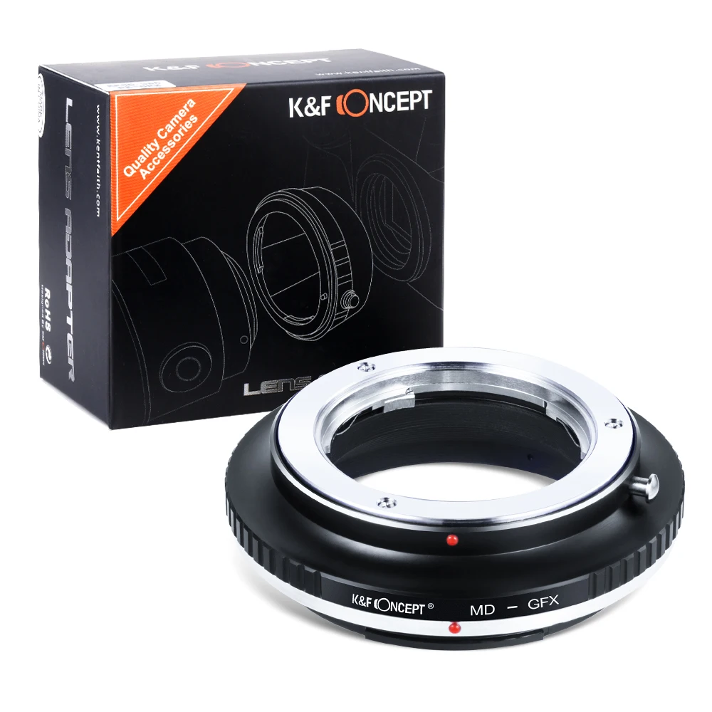 K & F Concept Minolta Md A Fuji Gfx Adattatore Per Obiettivo Di Medio Formato Per Minolta Md Mc Sr Mount Lens Per Fuji Gfx 50R 50S 50Sii 100 100S