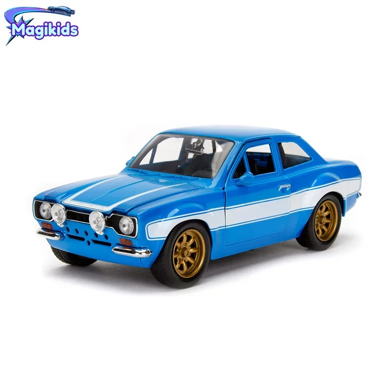 1:24 Brian 1970 Ford Escort Macchinine Diecast Model Cars Cn (Origine) Diecast Metal Model Car J17