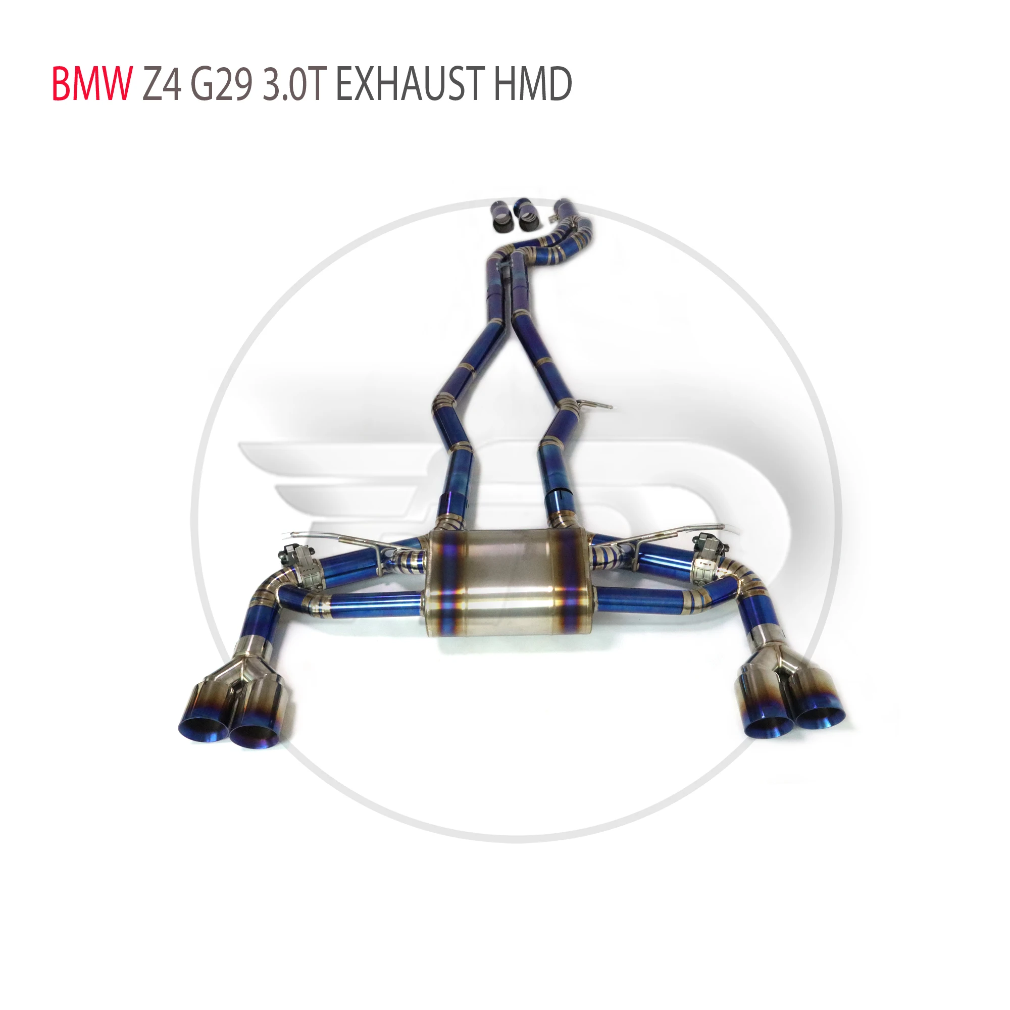 Hmd Titanium Alloy Catback Exhaust For Bmw Z4 M40I G29 B58 Engine 3.0T Valve Muffler Car Accessories