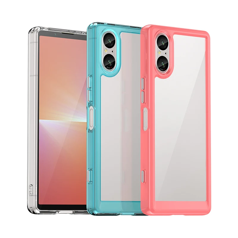 Per Sony Xperia 5 V Custodia Sony Xperia 1 V 5 V 10 V Cover Antiurto Hard Pc + Tpu Cover Protettiva In Silicone Sony Xperia 5 V