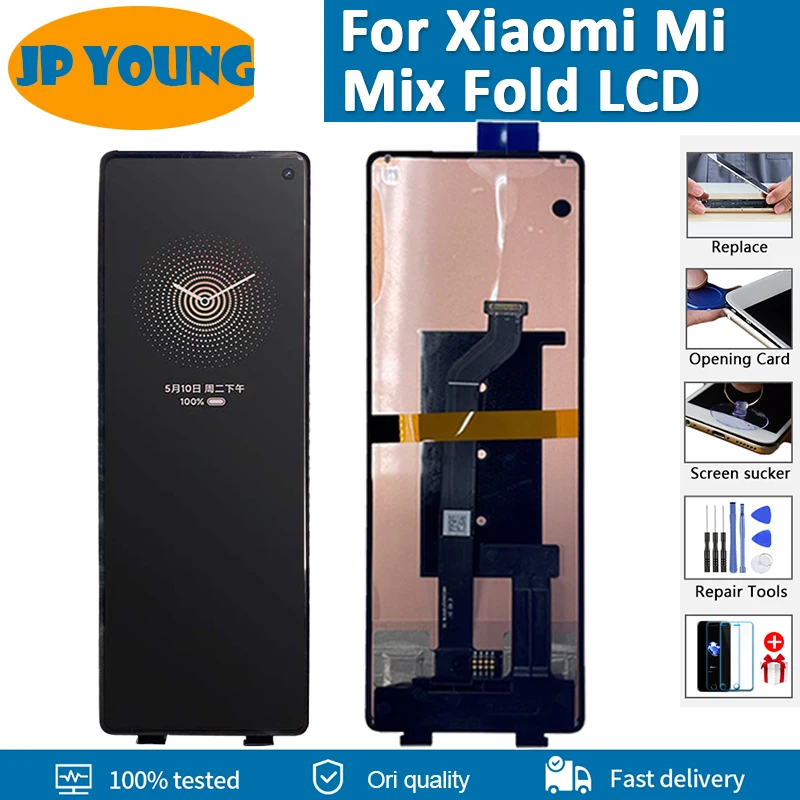 Amoled Per Xiaomi Mi Mix Fold Display Lcd Touch Screen Digitizer Per Xiaomi Mix Fold Lcd Mix Fold Schermo Secondario